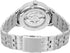 Stainless steel bracelet links with three-fold clasp closed