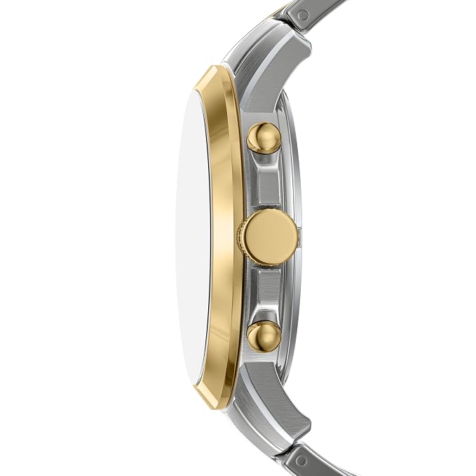 Fossil Grant Chronograph Quartz Green Dial Two-Tone Stainless Steel Watch (FS6131)