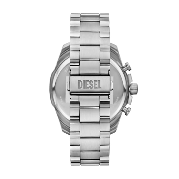 Diesel Mega Chief Slim Chronograph Quartz Grey Gradient Dial Stainless Steel Watch (DZ4686)
