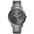Fossil Minimalist FS5459 front view with grey sunray dial and stick indices