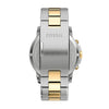 Fossil Grant Chronograph Quartz Green Dial Two-Tone Stainless Steel Watch (FS6131)