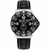 TAG Heuer Formula 1 Grande Date WAH1010 pre-owned quartz dive watch with black dial, 44mm stainless steel case, unidirectional bezel, and rubber strap