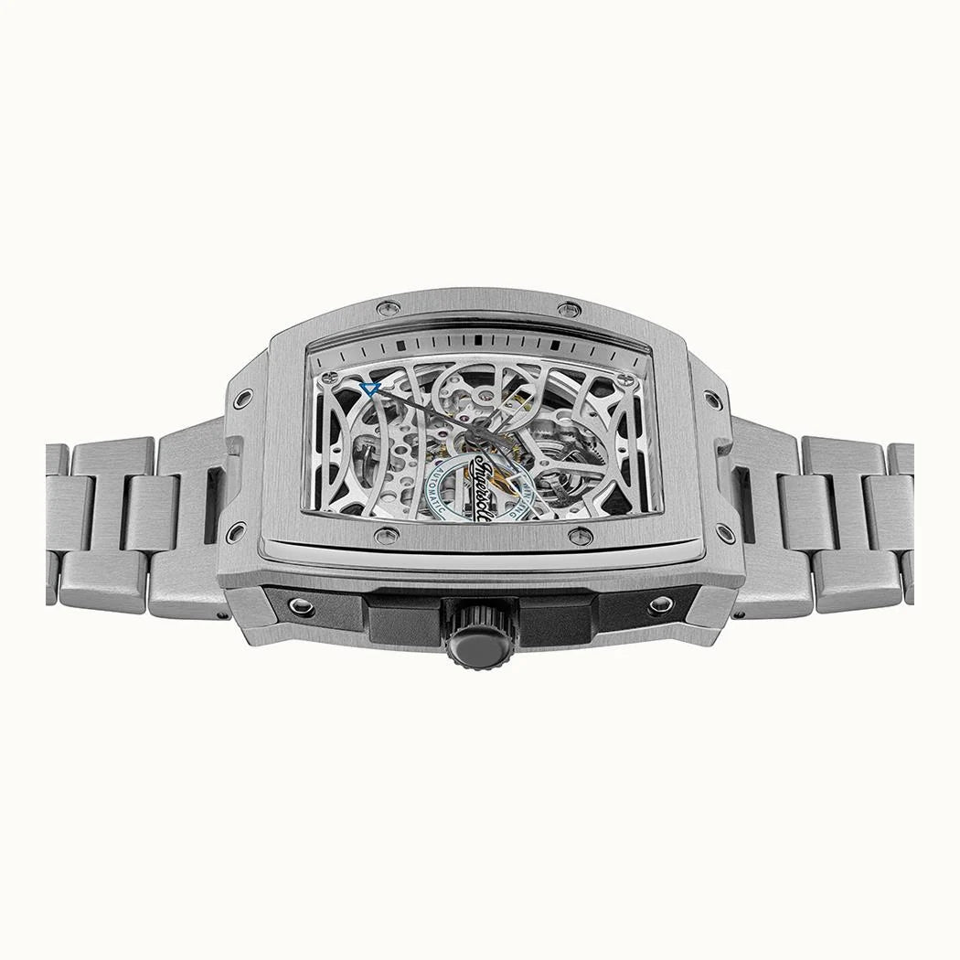 Ingersoll The Challenger Automatic Skeleton Dial Stainless Steel Watch (I12310)