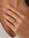 9ct Rose Gold Cluster Diamond Engagement Ring 1102045 - Cassim & Co South Africa
