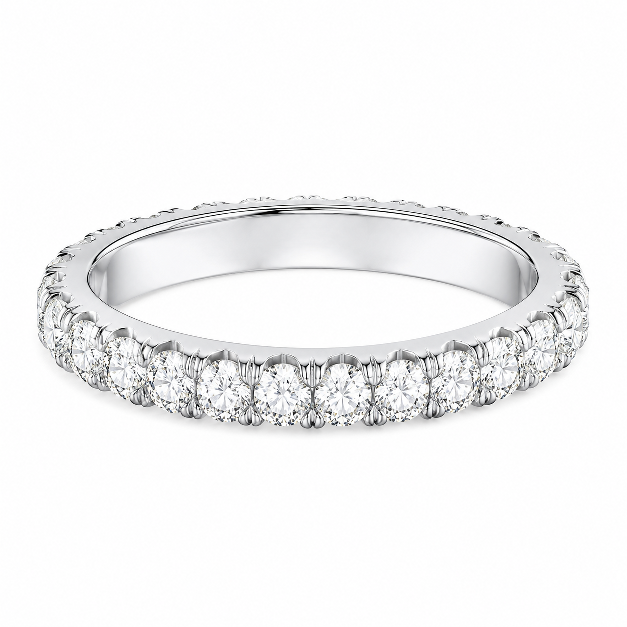 Full Eternity Moissanite Band – MO14 - Cassim & Co South Africa