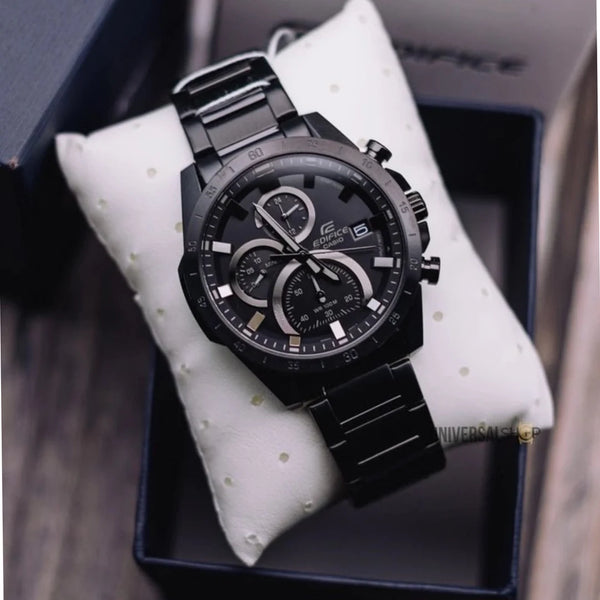 Casio Edifice EFR-571MDC-1AVUDF Quartz Chronograph Black Ion-Plated Stainless Steel Watch (EFR-571MDC-1AV)