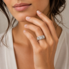 9ct Two Tone Baguette Diamond Ring 1102080