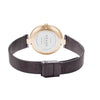 Obaku Diamant Quartz Brown Sunray Dial Rose Gold Mesh Bracelet Ladies Watch (V256LXVNMN)