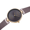 Obaku Diamant Quartz Brown Sunray Dial Rose Gold Mesh Bracelet Ladies Watch (V256LXVNMN)