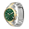 Fossil Grant Chronograph Quartz Green Dial Two-Tone Stainless Steel Watch (FS6131)