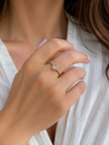 9ct Rose Gold Morganite & Diamond Engagement Ring 1102265