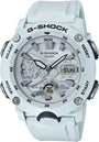 Casio G-Shock GA-2000S-7A light blue analog-digital watch with Carbon Core Guard case and resin band