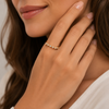 9ct Yellow Round Cut Diamond Band 1102218