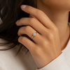 9ct Yellow Gold Cushion Engagement Diamond Ring 1102069