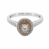 9ct White Gold Solitaire Round Diamond Ring 1102272