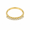 9ct Yellow Gold Eternity Lab Grown Diamond Ring - Cassim & Co South Africa
