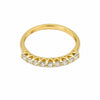 9ct Yellow Gold Eternity Lab Grown Diamond Ring - Cassim & Co South Africa