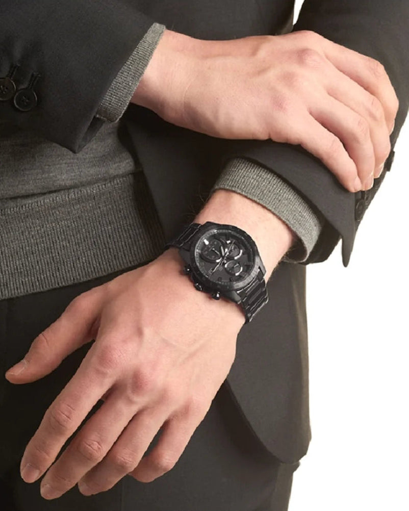 Casio Edifice EFR-571MDC-1AVUDF Quartz Chronograph Black Ion-Plated Stainless Steel Watch (EFR-571MDC-1AV)
