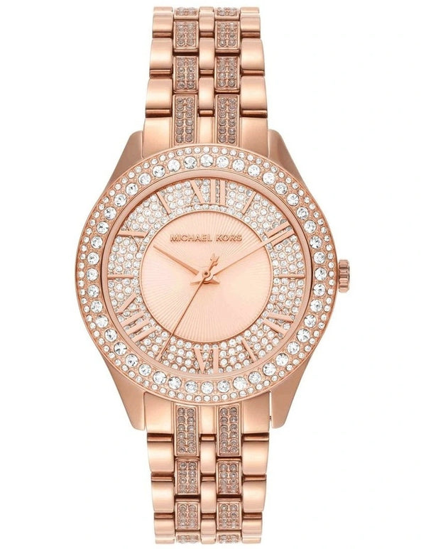 Harlowe Three-Hand Rose Gold-Tone Stainless Steel Women's Watch