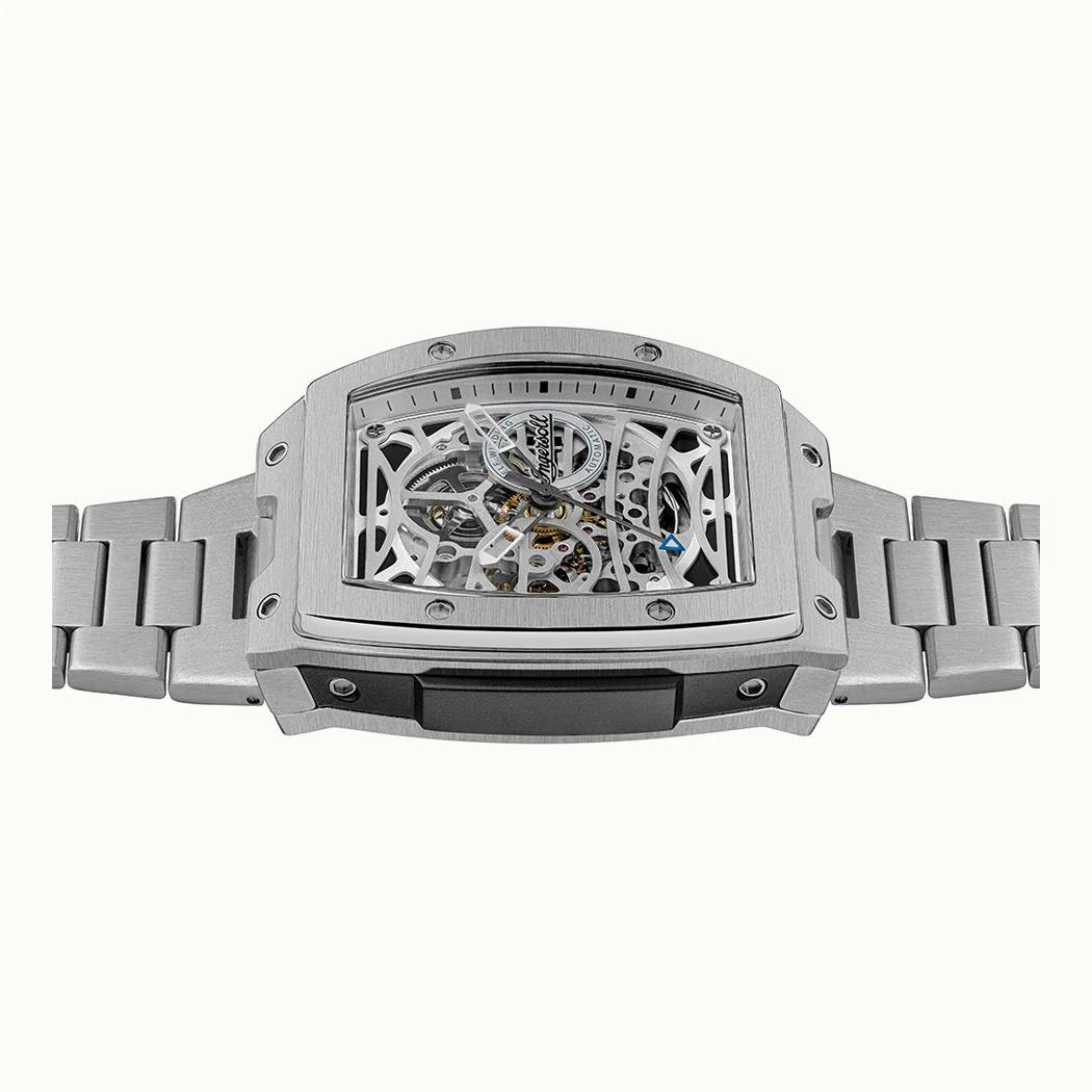 Ingersoll The Challenger Automatic Skeleton Dial Stainless Steel Watch (I12310)