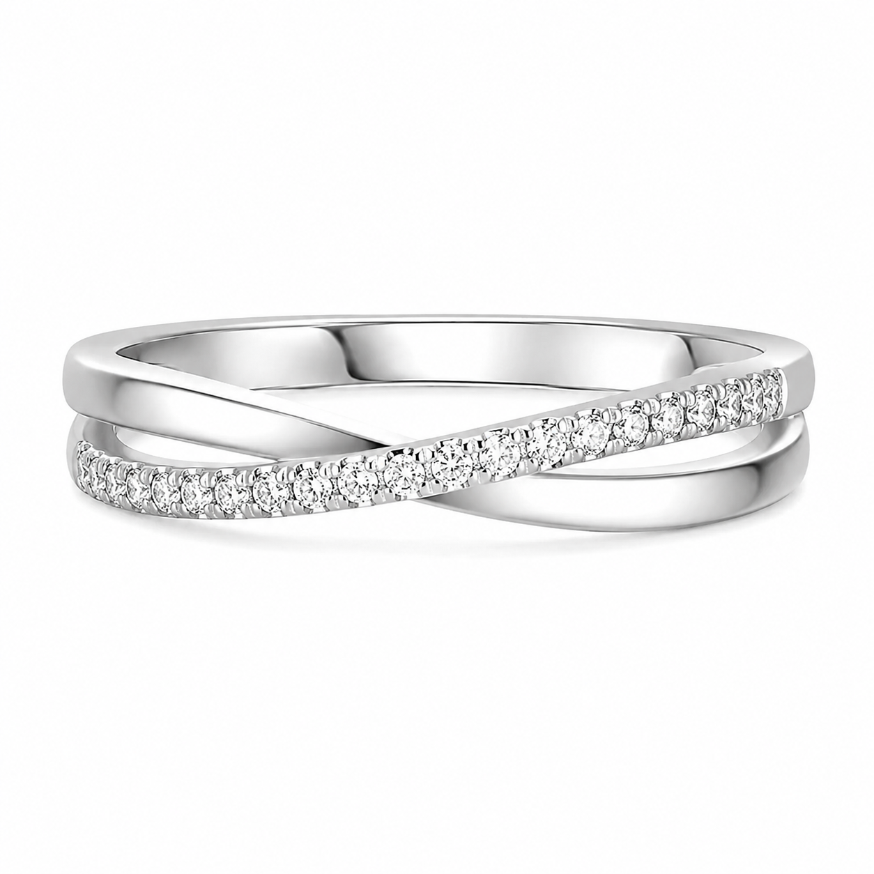 0.50ct Eternity Moissanite Ring – M39A - Cassim & Co South Africa