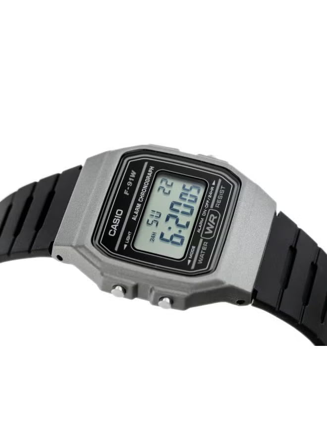 Casio Digital Black F-91WM-1BDF