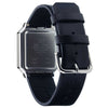 Casio A100WEL-1A Vintage Digital Quartz Illuminator Black Dial Steel Case Leather Strap Watch (A100WEL-1ADF)