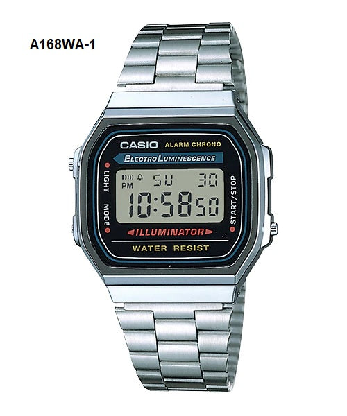 Casio Retro A168WA-1UWD