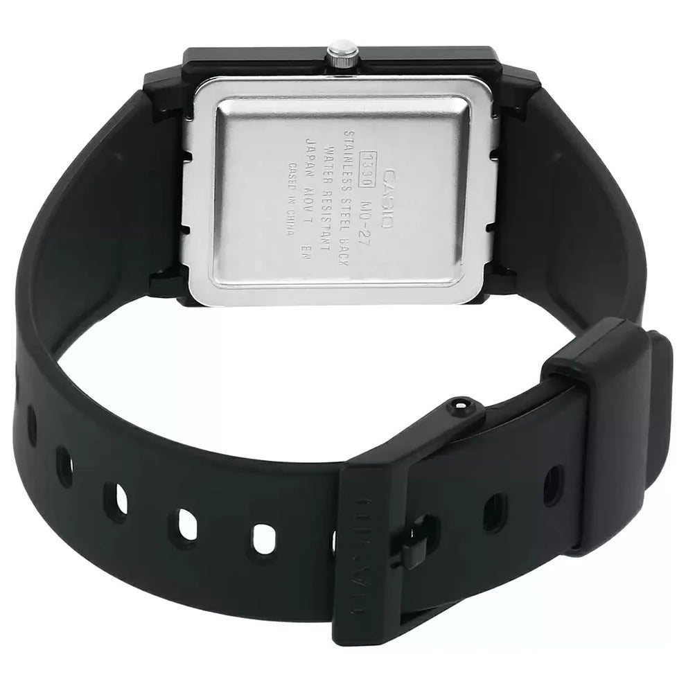 Casio MQ-27-1B Quartz Black Dial Resin Watch (MQ27-1BUDF)