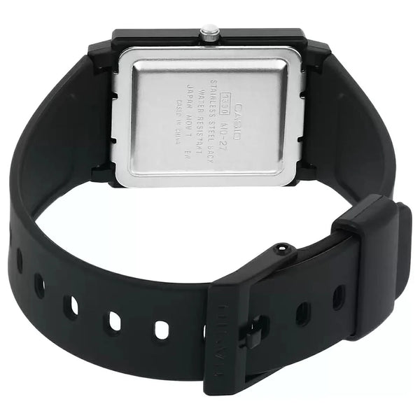 Casio MQ-27-1B Quartz Black Dial Resin Watch (MQ27-1BUDF)