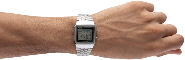 Casio Retro Vintage Silver A500WA-1DF
