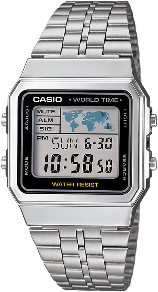 Casio Retro Vintage Silver A500WA-1DF