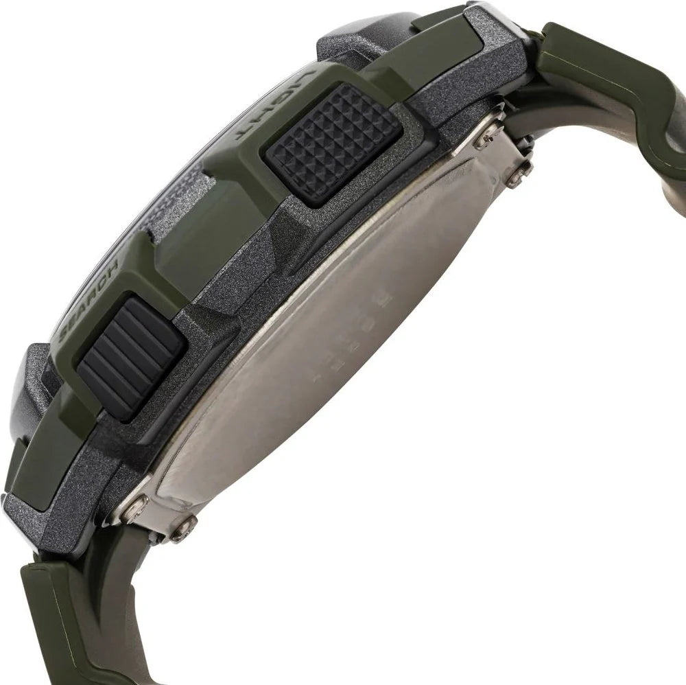 Casio AE-1000W-3AV World Time Digital Quartz Green Watch (AE-1000W-3AV)