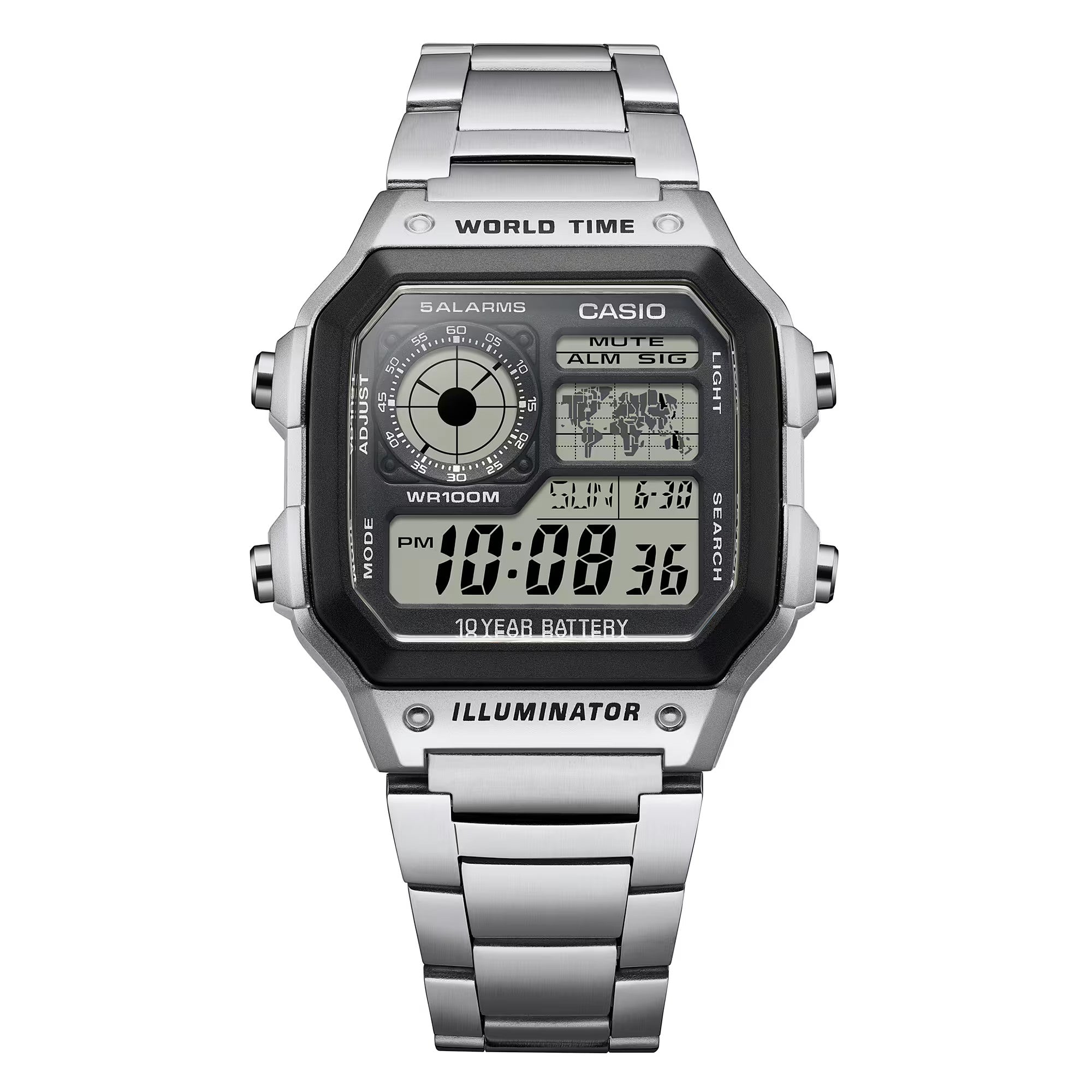 Casio Retro World Time - AE-1200WHD-1AVDF
