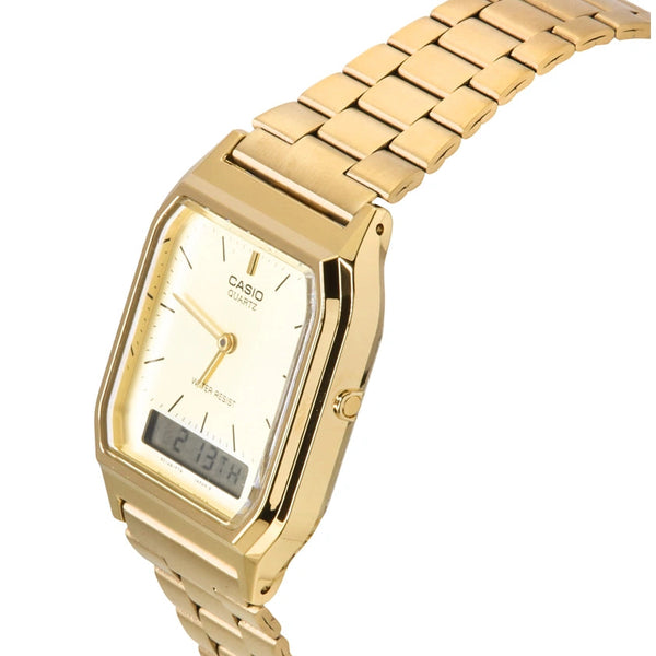 Casio Retro Anadigi Gold AQ-230GA-9DMG