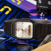 Casio AW-48HE-7AVDF Anadigi Dual Time Quartz White Dial Black Resin Watch