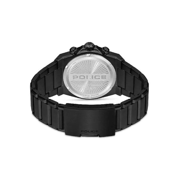 Police Airflow Quartz Chronograph Black PVD Stainless Steel Watch (PEWGK2239106)