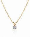 9ct Yellow Gold 0.76ct Round Lab Grown Diamond Pendant (LP6)