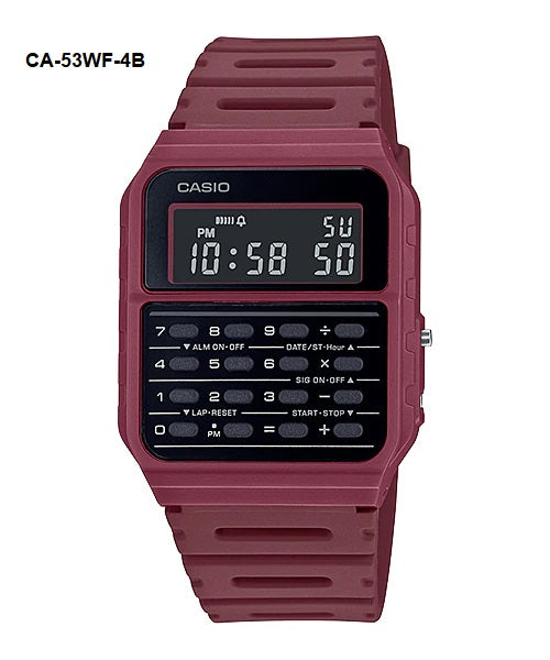 Casio Databank CA-53WF-4BDF Calculator Watch