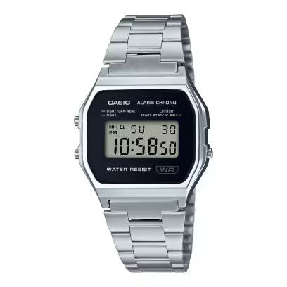 Casio Retro Silver- A158WEA-1DF