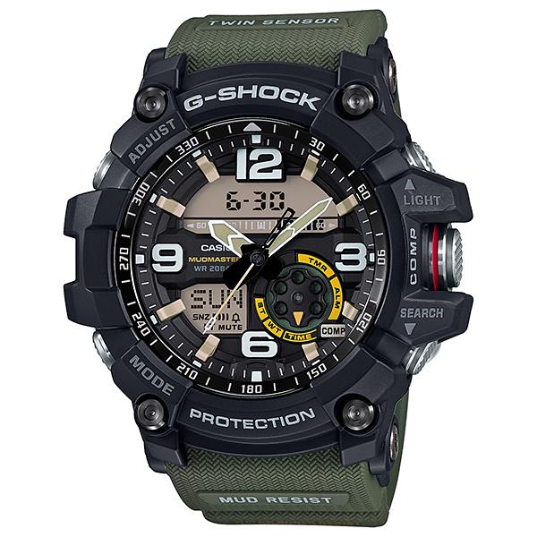 Casio G-Shock Mudmaster GG-1000-1A3 Quartz Ana-Digi Green Strap Watch (GG-1000-1A3DR)
