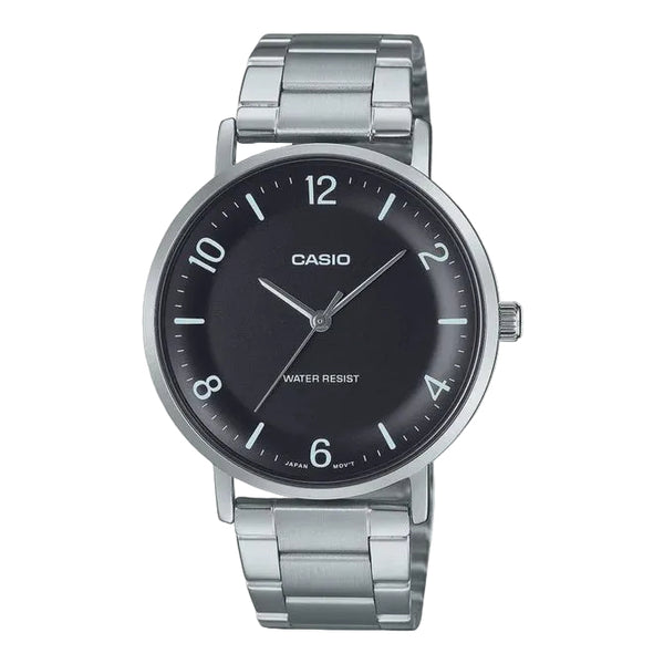 Casio Analog Black Dial MTP-VT03D-1BDF