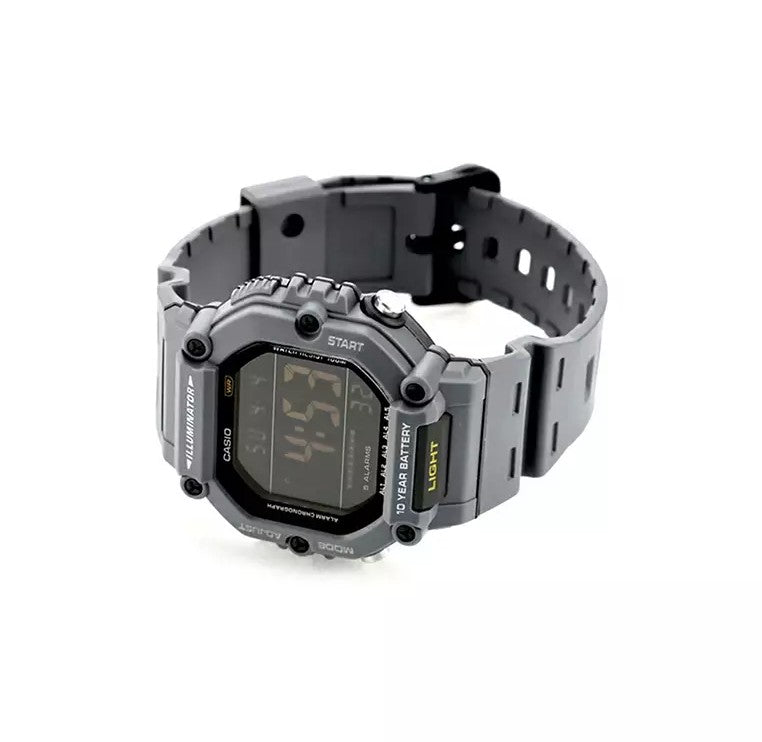 Casio Dual Time Grey- AE-1600H-8BVDF