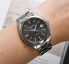 Seiko Essentials Titanium Quartz Black Dial Date Watch (SUR375P1) - Cassim & Co South Africa
