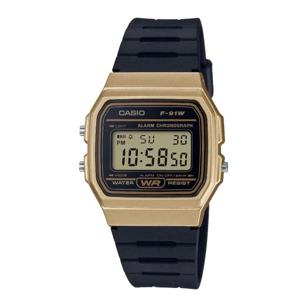 Casio Retro  Gold -F-91WM-9ADF