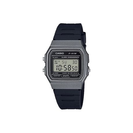 Casio Digital Black and Gold F-91WM-1BDF