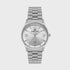 Daniel Klein Premium 41 mm round steel case silver dial date quartz bracelet watch