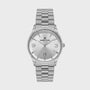 Daniel Klein Premium 41 mm round steel case silver dial date quartz bracelet watch