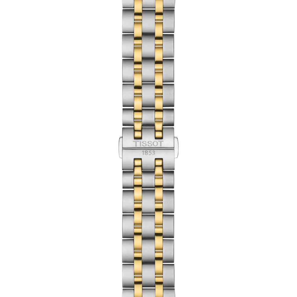Tissot Classic Dream Quartz Silver Dial Two-Tone Stainless Steel Watch (T129.410.22.031.00) - Cassim & Co South Africa