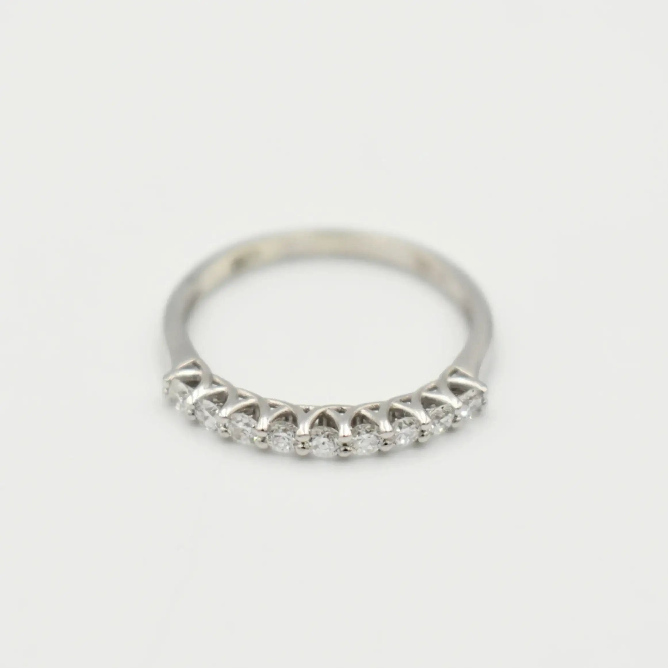 9ct White Gold Eternity Lab Grown Diamond Ring